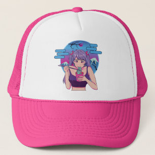 Japanese Anime Ramen  Trucker Hat
