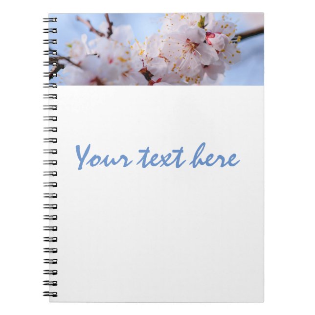 Japanese Apricot Blossom Notebook (Front)
