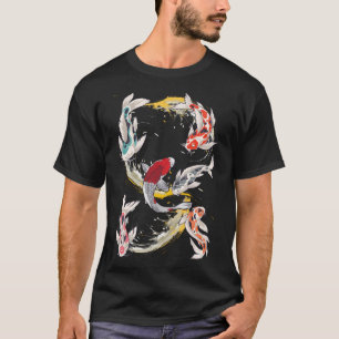 Japanese Aquaculture Koi Fishes T-Shirt