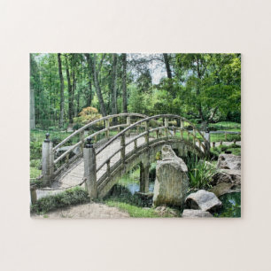 Japanese arch bridge jigsaw puzzle