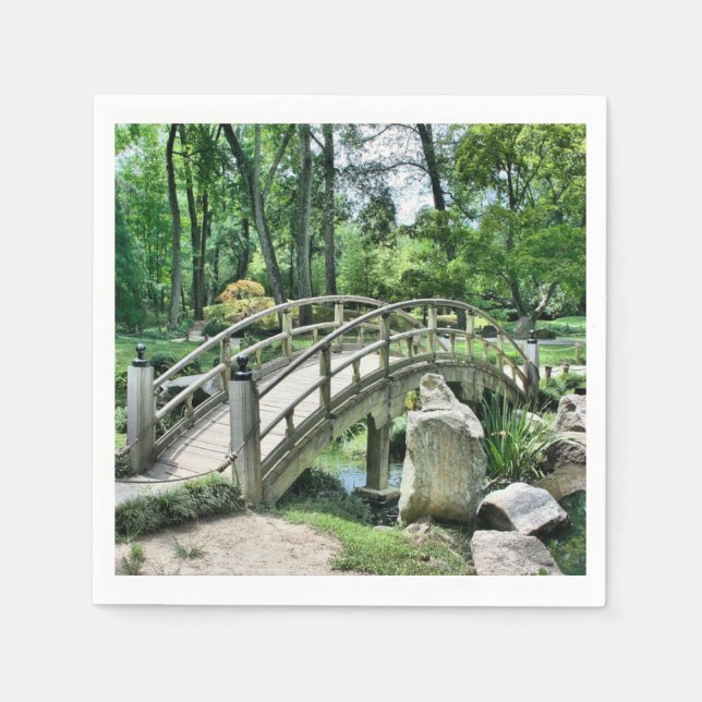 Japanese arch bridge napkin (Front)