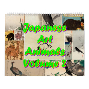 Japanese Art - Animals Volume 2 Calendar