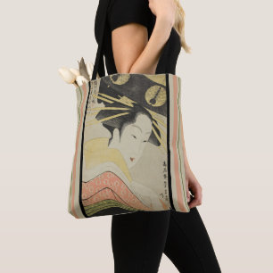 Japanese Art by Chokosai Eisho Tote Bag