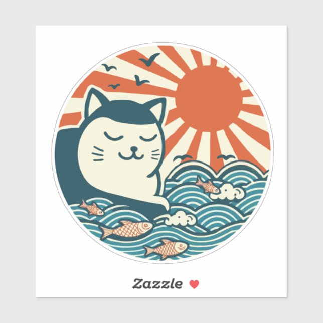 Japanese Art Cat (Sheet)
