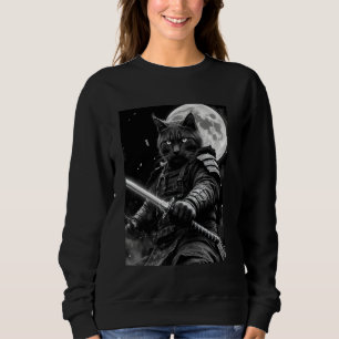 Japanese Art Cats Tee Japan Warrior Retro Cat Samu