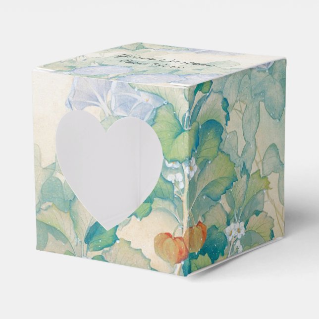 Japanese Art custom favour box (Front Side)