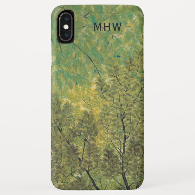Japanese Art custom monogram phone cases (Back)