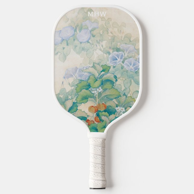 Japanese Art custom monogram Pickleball Paddle (Front)