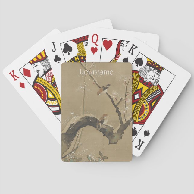 Japanese Art custom playing cards (Back)