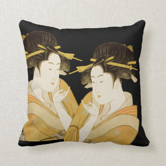 Japanese Art Design Throw Pillows