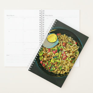 Japanese Art For Food Lovers Planner