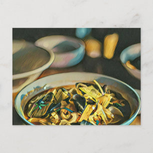 Japanese Art For Food Lovers Postcard