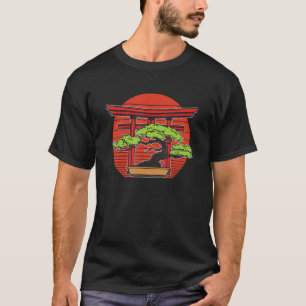 Japanese Art Gardener Zen Buddhist Asia Bonsai Tre T-Shirt