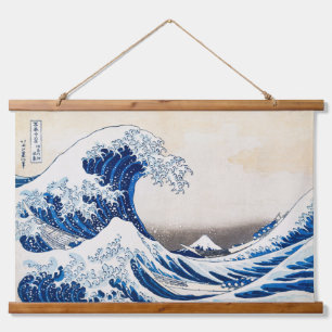 Japanese Art - Great Wave - Katsushika Hokusai Hanging Tapestry