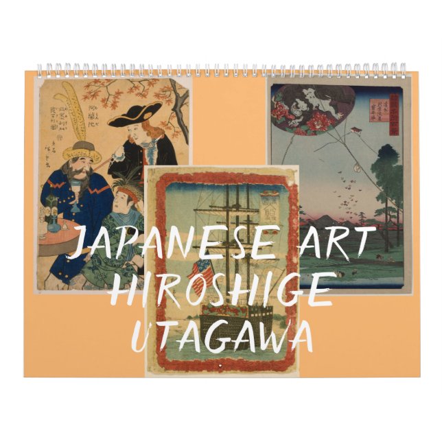 Japanese Art - Hiroshige Utagawa Calendar (Cover)