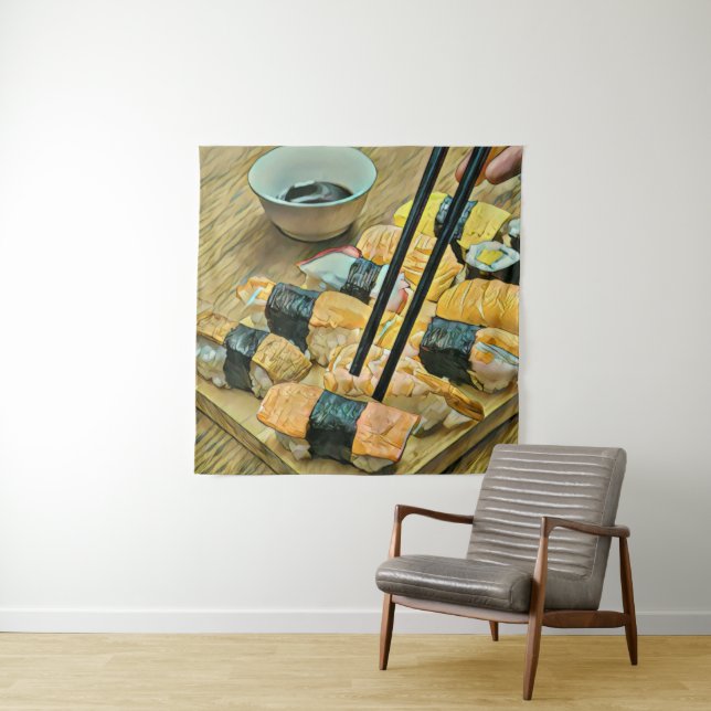 Japanese art lover tapestry (In Situ)