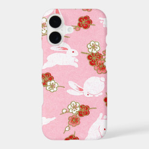 Japanese Art: Pink Sakuras & Rabbits iPhone 7 Plus