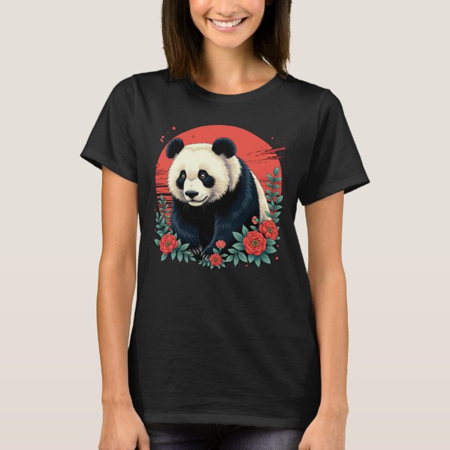Japanese Art Poster Panda Tee (Front)