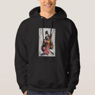 Japanese Art Print Geisha Ukiyo-e Aesthetic Hoodie