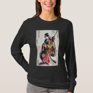 Japanese Art Print Geisha Ukiyo-e Aesthetic T-Shirt