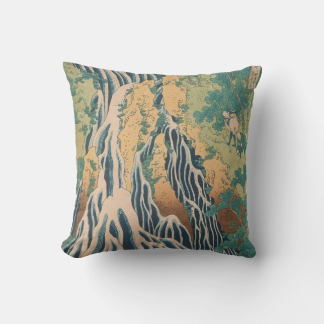 Japanese Art throw pillow (Front)