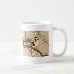 Japanese Asian Bird Chickadee Songbird Coffee Mug
