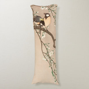 Japanese Asian Koson Bird Chickadee Songbird Body Cushion