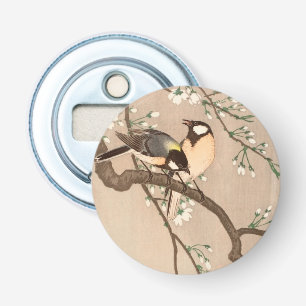 Japanese Asian Koson Bird Chickadee Songbird Bottle Opener