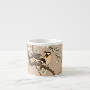 Japanese Asian Koson Bird Chickadee Songbird Espresso Cup