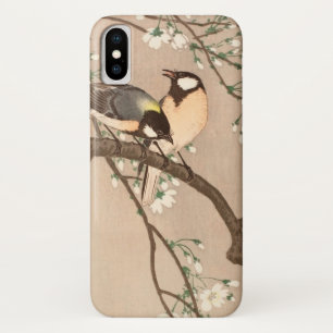 Japanese Asian Ohara Koson Bird Chickadee Songbird iPhone X Case