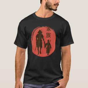 Japanese Asian Samurai Best Dad Father Little Warr T-Shirt