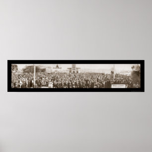 Japanese at San Francisco Exposition Photo 1914 Poster