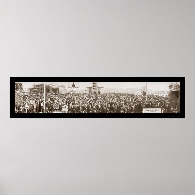 Japanese at San Francisco Exposition Photo 1914 Poster (Front)