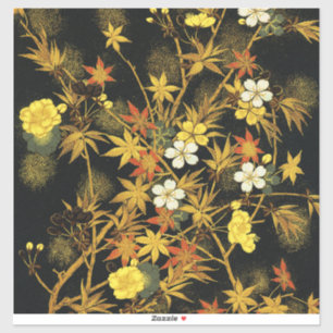 Japanese Autumn Leaves Antique Botanical