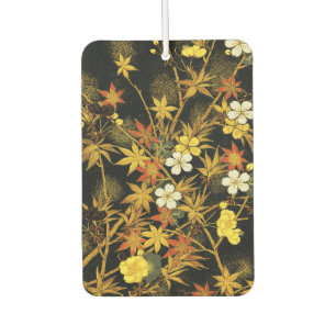 Japanese Autumn Leaves Antique Rich Classic Art Car Air Freshener