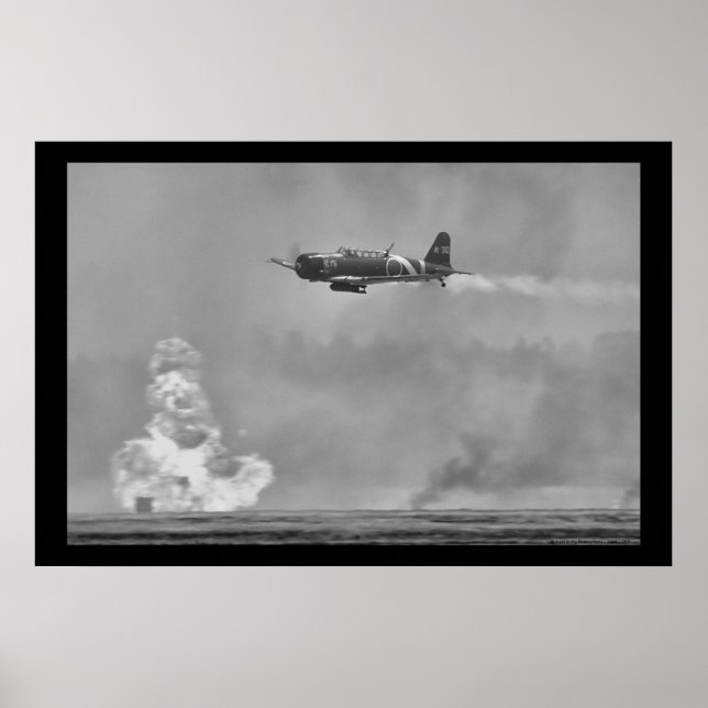 Japanese B5N Kate Torpedo Bomber Poster (Front)