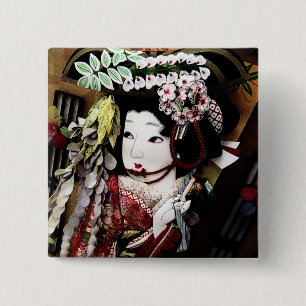 Japanese Baby 15 Cm Square Badge