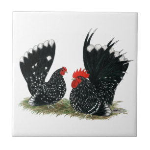 Japanese Bantams Mottled Tile