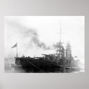 Japanese Battleship Nagato Poster