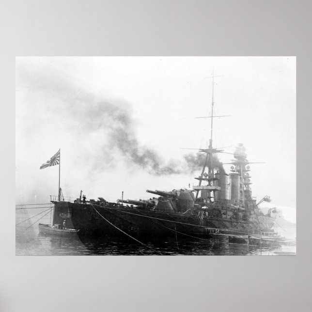 Japanese Battleship Nagato Poster (Front)