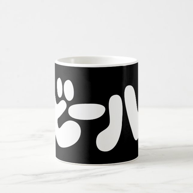 Japanese Beer ビール Katakana Language Coffee Mug (Center)