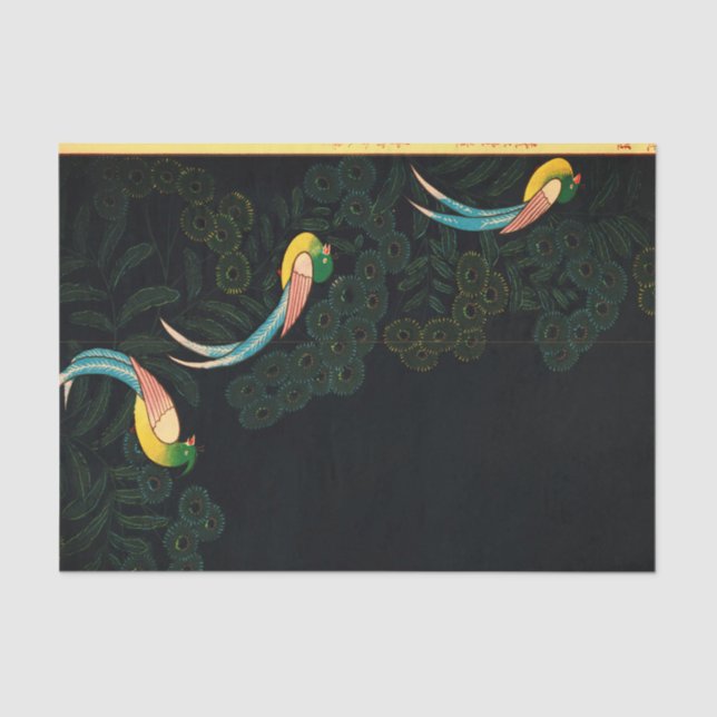 JAPANESE BIRD Tissue Paper (Front)