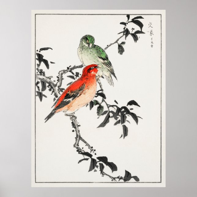 Japanese Birds Poster (Front)