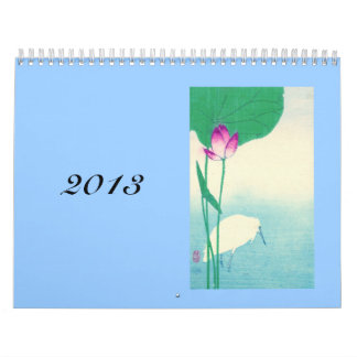 Japanese Birds, Trees and Flowers Calendar