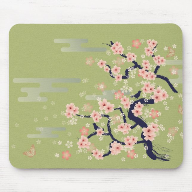 JAPANESE Blossom Mouse Pad (Front)