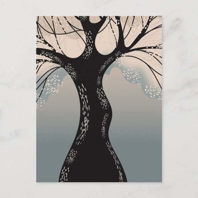 Japanese Blossom tree Postcard (Front)