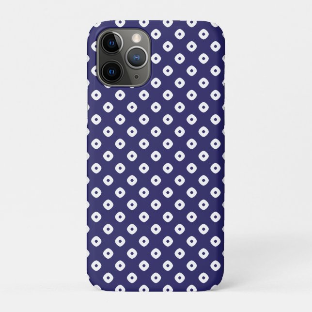 Japanese Blue Case-Mate iPhone Case (Back)
