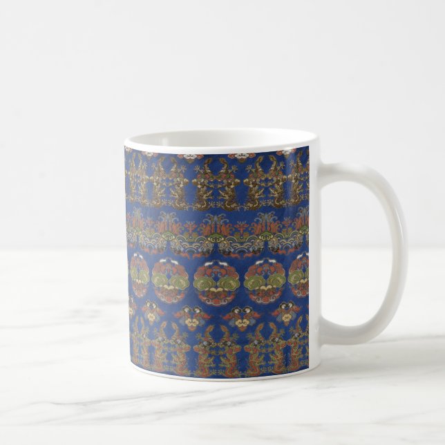 Japanese Blue Dragon Pattern Mug (Right)
