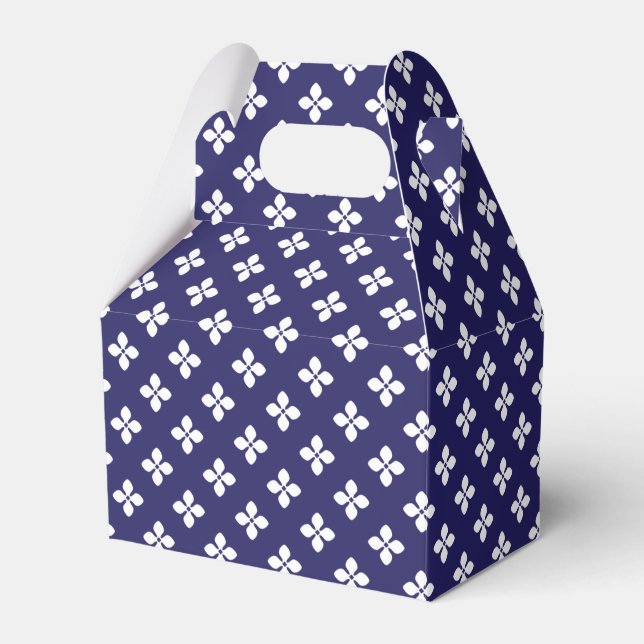 Japanese Blue Favour Box (Front Side)