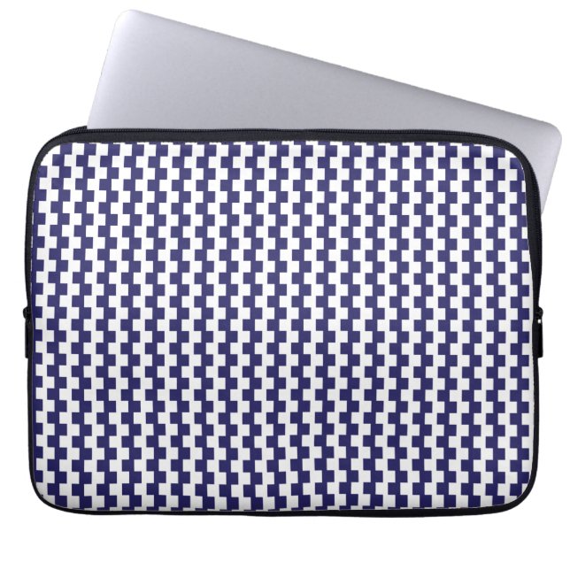 Japanese Blue Laptop Sleeve (Front)